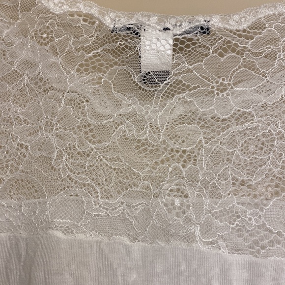 Elegant, but sheer white blouse. - Picture 4 of 4